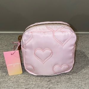 Quilted Hearts Mini Square Pouch - Stoney Clover Lane x Target Light Pink